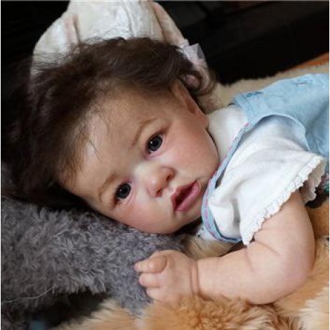 [Mini Doll]12'' Realistic Sweet Cute Lelas  Reborn Baby Doll Girl