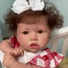 22'' Twin Sister Erica and Adele Reborn Baby Doll Girl, Lifelike Realistic Doll